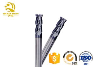 Wholesale 2 / 4 Flute CNC End Mill Cutter HRC45 HRC50 HRC55 HRC63 Tungsten Solid Carbide from china suppliers