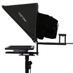 20 inch Best Teleprompter for Interview TV Broadcast Equipment Live Sports Black