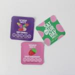 Digital Print Heat Seal Snack Packaging Bags For Candy 3 Side Seal