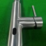 HOMEKA Infrared Touch Sensor Kitchen Faucet High Arc Spout For Sink