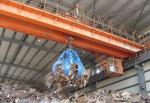 China's high quality and low price55 ton garbage grab bridge double beam crane,