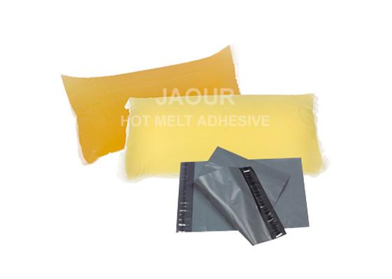 Pillow Shape Hot Melt Pressure Sensitive Adhesive For Industrial Tapes Courier