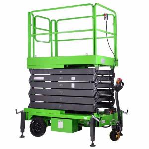 China Electric Motorized Scissor Lift with 11m Platform Height for Shopping Mall on sale