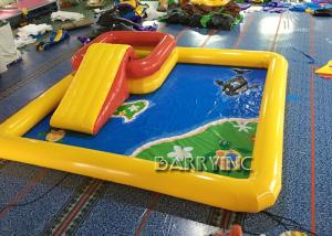 Wholesale 6 * 6 * 0.65M Portable Water Pool / Large Inflatable Pool Toys For Kids from china suppliers