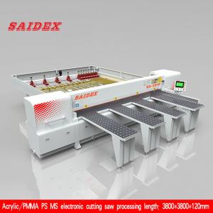 China 50Hz Acrylic Sectioning Machine which Can cut 120mm thick material Acrylic computerized cutting board saw with 3800mm on sale