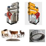 High Efficiency Feed Pellet Production Line 256kw Animal Feed Pellet Machines