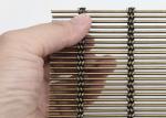4mm 304 Stainless Steel Architectural Mesh Curtain Ceiling Facade