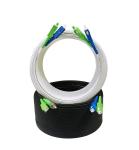 3mm 25mm G652d Lc To Sc Multimode Duplex Fiber Optic Patch Cable Sc Upc
