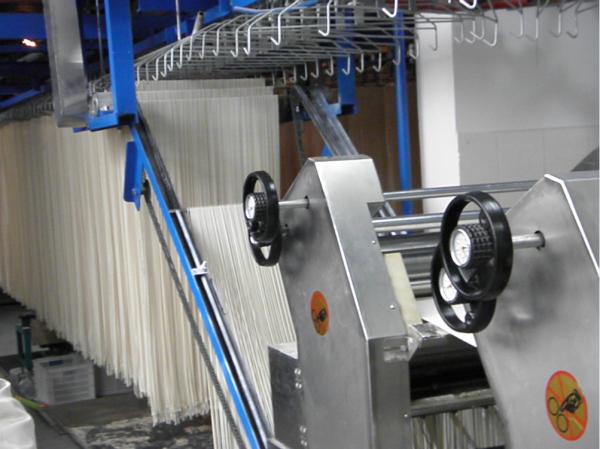 High Yield Pasta Noodles Processing Machine High Cutting Efficiency