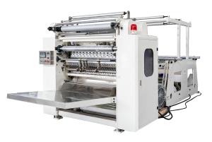 Wholesale Full Automatic Bottom Drawing V fold Facial Tissue Paper Making Machine Production Line from china suppliers