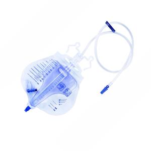 Wholesale Adult Disposable Urine Meter Drainage Bag Single Use T Cross Valve from china suppliers