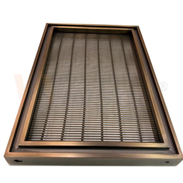 Custom Size 201 304 316 Material Decorative Stainless Steel Wire Mesh Screen