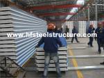 EPS / PU Metal Roofing Sheets With Color Steel Sandwich Panel