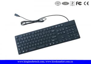 China Customisable USB medical grade keyboard Silicone with Numeric section on sale