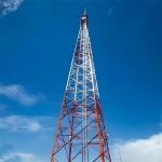 5G Network Wifi Antenna Base Station Self Standing Antenna Tower 4 Legs Cellular