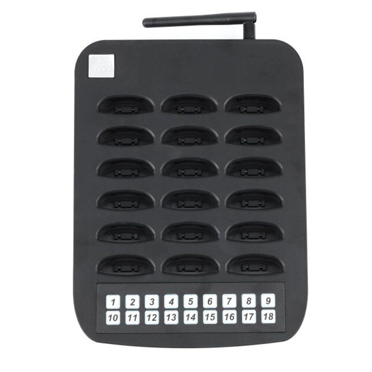Best price 18 pagers wireless restaurant coaster pager ordering service queue calling system