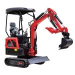 1.5 Tone Mini Hydraulic Excavator Machine CE Farm Garden Mini Digger