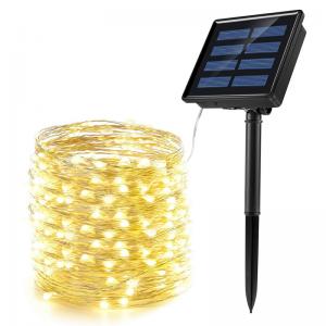 Wholesale 100 LED Solar Light Outdoor Lamp String Lights For Holiday Christmas Party Waterproof Fairy Garden Garland String Lights from china suppliers