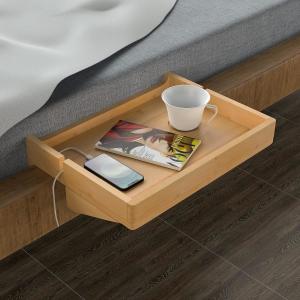 Wholesale Bed Bunk Bamboo Bedside Shelf Irregular Bamboo Clip On Bedside Shelf from china suppliers