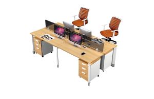 Wholesale Popular MDF Office Partition Workstation ISO9001 Standard With Key Lock from china suppliers