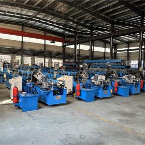 Wholesale Hydraulic Ceiling Roll Froming Machine 15KW Double Head Stud And Track 60m / Min from china suppliers