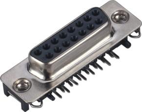 Wholesale WCON D SUB Connector Slim HD R 15P Female DIP PBT machinery and equipment ROHS from china suppliers