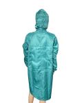 Workshop 5mm Stripe Dust Free ESD Uniform Coat With Hood