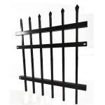 Anti-Corrosion Coating Sleek Aesthetic Tubular Steel Fence Panels With 1.8M