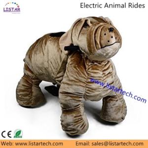 Wholesale Plush Animal Motorized Dog Swing Car Stuffed Child Toy Rides on Animals for Sale from china suppliers