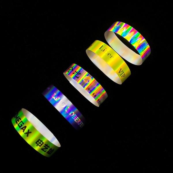 Factory Waterproof Tyvek Laser Event Wristbands Event Party VIP Identification