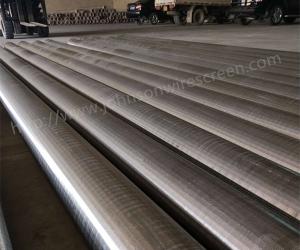 Wholesale SS 316 L Wire Wrapped Screen / Johnson Well Screen 6000mm Length from china suppliers