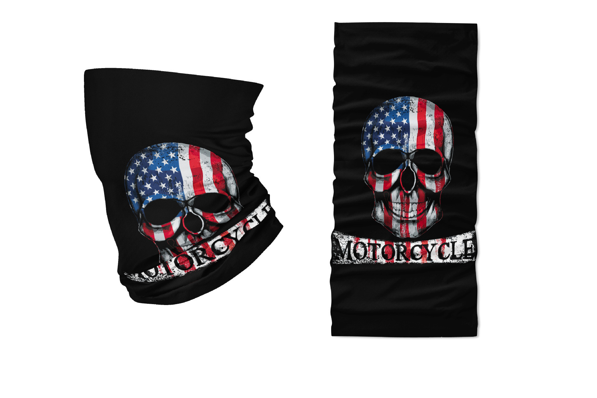 Vintage Printed Men Cool USA Flag Custom Tube Bandanas