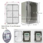 300*200*160mm IP65 Waterproof Electrical Enclosure Outdoor Plastic Wall Junction