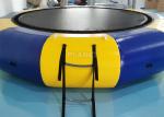 3m Kids Inflatable Water Games Floating Trampoline With Ladder