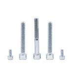 Heat Resistant Steel Nuts and Bolts OEM Threaded Hex Bolts in A2-70 / A4-70