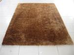 1200d Plain Design Shiny Polyester silk shaggy Carpet