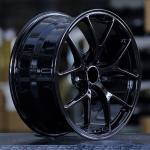 5 split spoke black painted suppliers wheels 18 inch rim racing forged aluminum