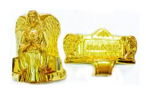 Wholesale PP new material casket accessories corner coffin furniture c014 from china suppliers