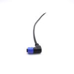 Nylon Black Waterproof Plug Connector Ip68 4 Pin Self Locking