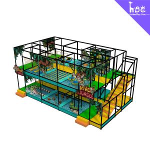 Wholesale Double Layer Junior Ninja Course Equipment For Indoor Playground from china suppliers