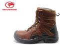 High Cut Tumbled Leather Lightweight Steel Toe Boots , Steel Toe Waterproof