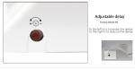 Automatic Metering E27 Lamp Holder Optical Infrared Sensing 5 - 500 Lux