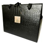 Custom Logo Leather Gift Box Gift Black 2 Folding Wine Box
