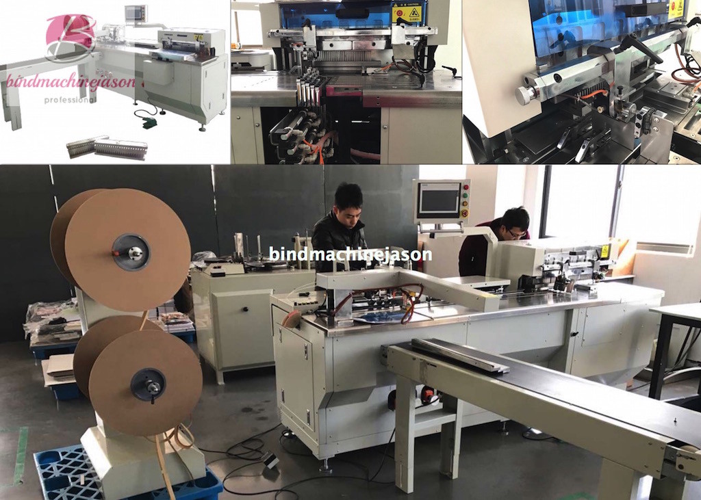Double o binding machine with hole punching function PBW580 for notebook
