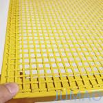 Decorative Yellow Wire Mesh Room Divider Grille SS201 ODM