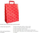 Luxury Foldable Custom Logo Printing Tote Carrier Christmas Gift Paper Bag With