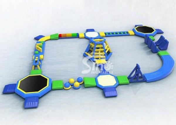 35x30m kids N adults giant inflatable water obstacle course For Sale used for