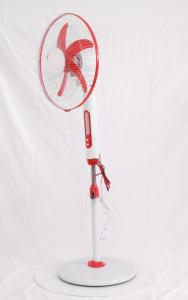 Wholesale Red 18 '' Remote Control Solar Stand Fan with 12pcs LED from china suppliers