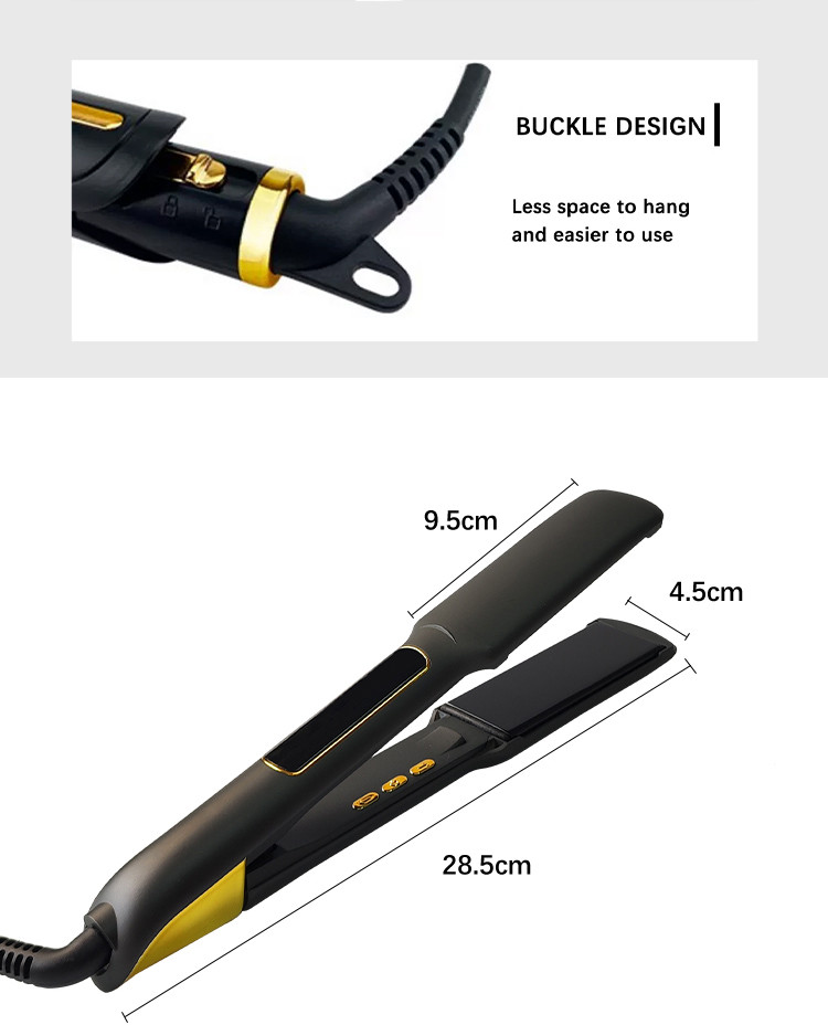 Manual Adjustment Ceramic Hair Straightening Iron Intelligent Type Other Intelligence