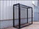 Multi Colors Flammable Storage Cage , Gas Bottle Safety Cages Removable